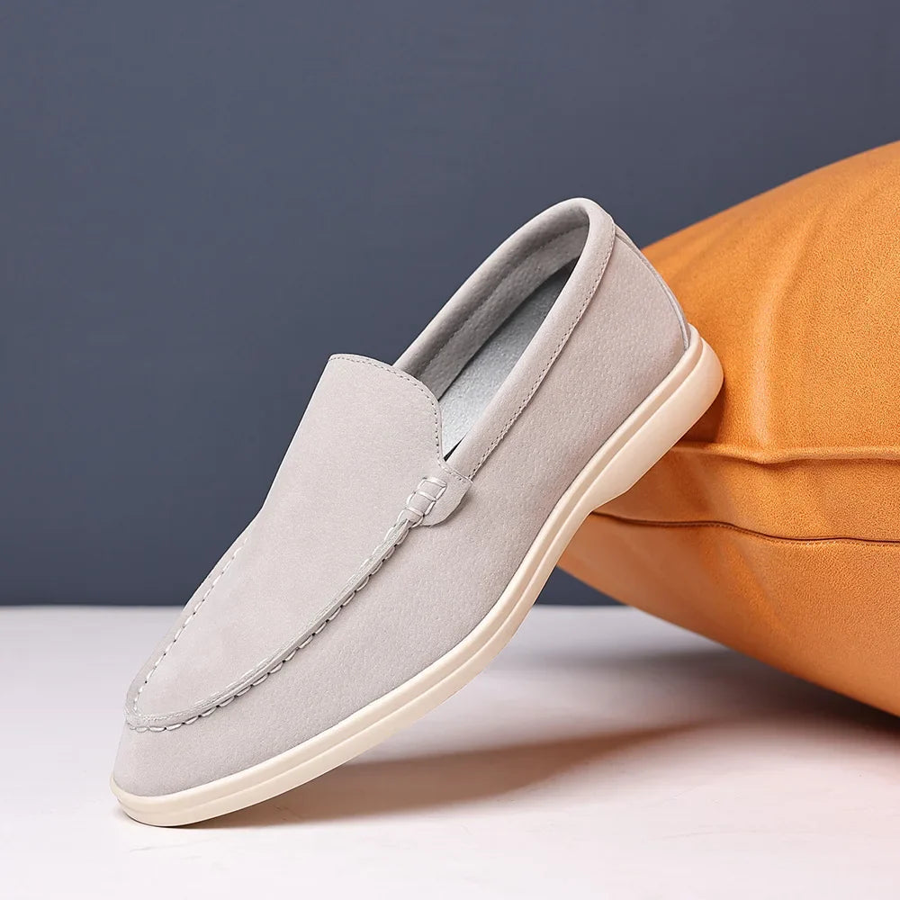 Minimalist Casual Suede Loafers