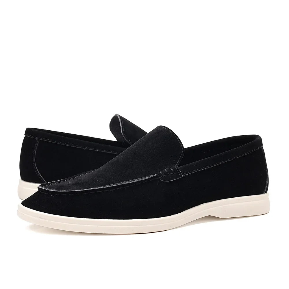 Minimalist Casual Suede Loafers