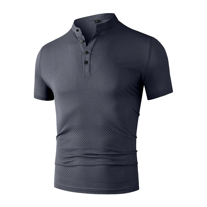 Modern Slim Fit Mandarin Tee