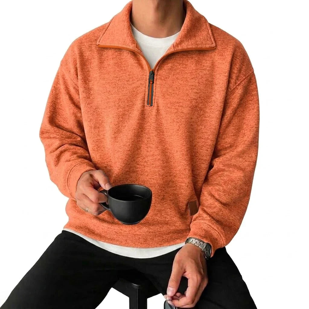 Modern Lightweight Knit Sweatshirt