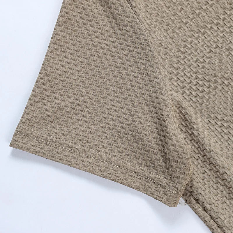 Modern Slim Fit Mandarin Tee