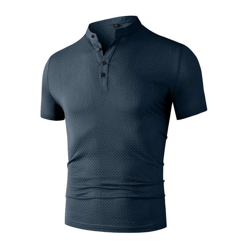 Modern Slim Fit Mandarin Tee