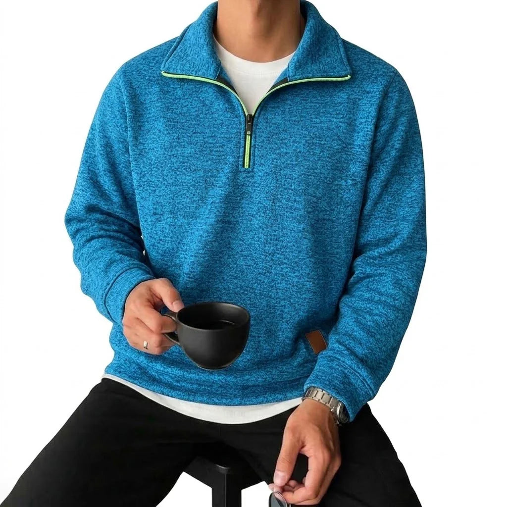 Modern Lightweight Knit Sweatshirt